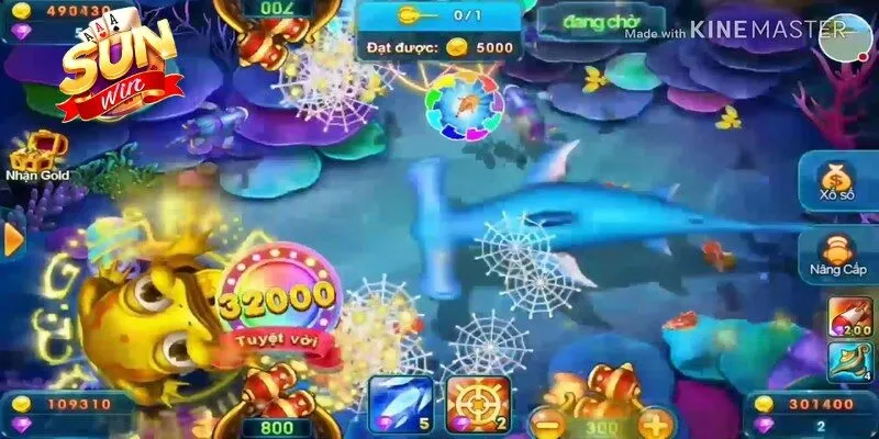 Bắn Cá Ocean War - Trải Nghiệm Săn Thưởng Đỉnh Cao 2026 11 Sunwin Hệ thống sinh vật biển đa dạng, bạt ngàn trong trò chơi