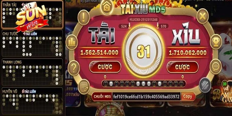 Tài Xỉu MD5 – Trò Chơi Cá Cược Công Nghệ Cao Đầy Hấp Dẫn 4 Sunwin Đối chiếu kết quả trò chơi nhanh chóng thông qua công cụ MD5