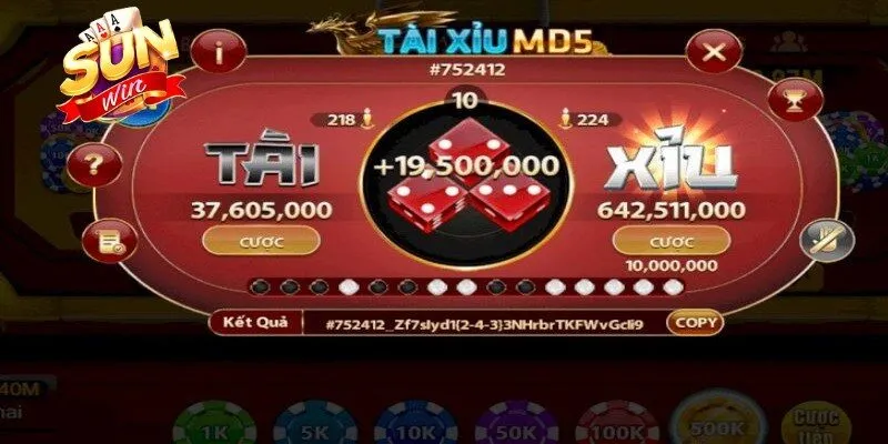 Tài Xỉu MD5 – Trò Chơi Cá Cược Công Nghệ Cao Đầy Hấp Dẫn 2 Sunwin Tài Xỉu MD5 là phiên bản Tài Xỉu trực tuyến hiện đại, minh bạch, hấp dẫn